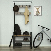 The Shopsite Home-living Vasagle Coat Rack Stand with Shoe Storage Bench Vasagle Coat Rack Stand with Shoe Storage Bench
