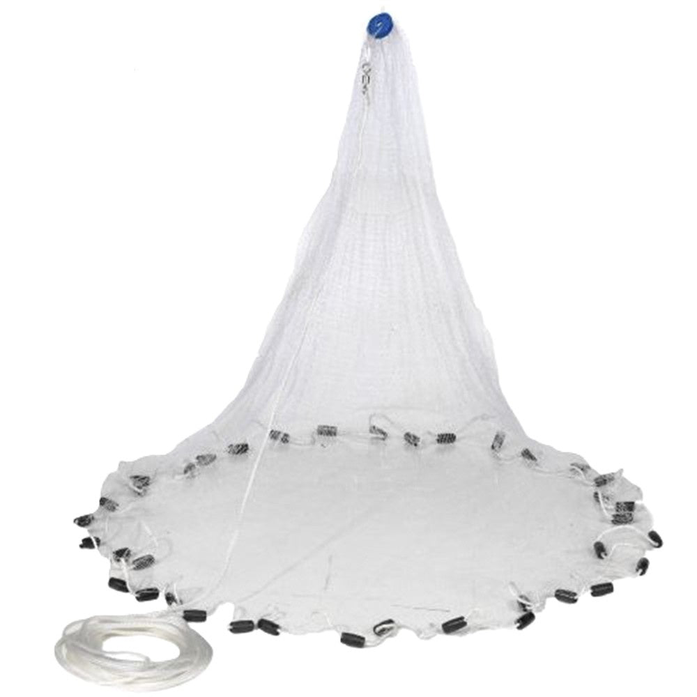 10 FT Cast Net 3/4 inch White American Cast Nets