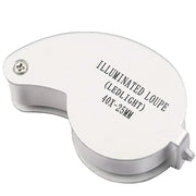40X Portable Folding Magnifier Loupe - Illuminated Magnifier by NZ Diver