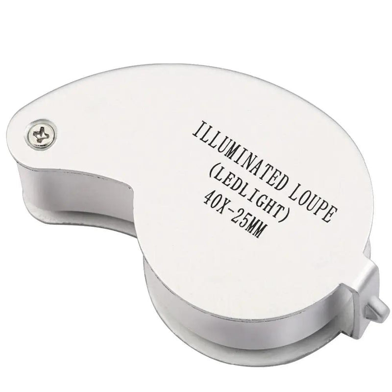 40X Portable Folding Magnifier Loupe - Illuminated Magnifier by NZ Diver