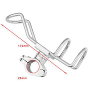 316 Stainless Steel Rod Holder RAIL Mount Wire Fishing Boat 360 degre by salelink.co.nz