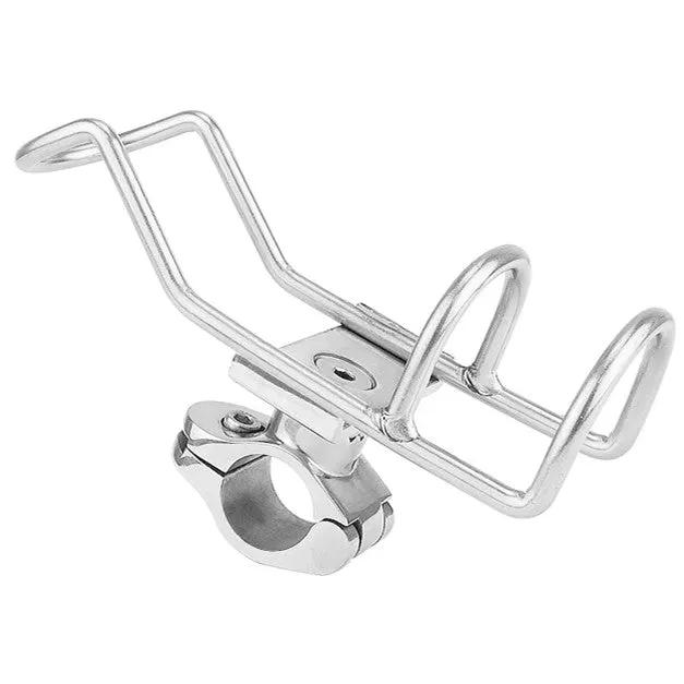 316 Stainless Steel Rod Holder RAIL Mount Wire Fishing Boat 360 degre by salelink.co.nz