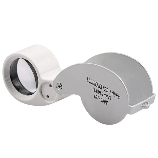 40X Portable Folding Magnifier Loupe - Illuminated Magnifier by NZ Diver