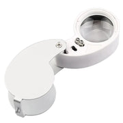 40X Portable Folding Magnifier Loupe - Illuminated Magnifier by NZ Diver