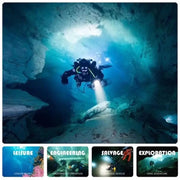 BrightBuddy Premium Dive Torch 100m - 1500 LMNsS by NZ Diver