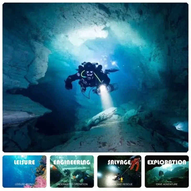 BrightBuddy DeepQuest 100 Premium Dive Torch by NZ Diver