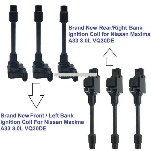 Ignition Coil 224482Y005 , 224482Y001 Plug pack For Nissan Maxima Infiniti 3.0 V6 VQ30DE OE # 22448-2Y005 22448-2Y001 by JBH AUTO PARTS