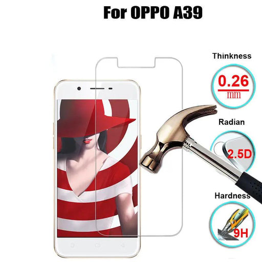 OPPO A39 Tempered Glass Screen Protector by salelink.co.nz