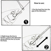 Fishing Hook Remover Detacher Extractor Fishing Tackle Removal Tool With Strap by NZ Diver