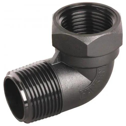 Hansen Threaded Elbow – Male BSPT x Female BSPT by Filtration Station NZ
