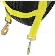 Tow Dolly Basket Straps with Flat Hook Car Dolly Straps Universal Fit Most 14"-17" Wheels by salelink.co.nz