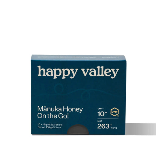 Mānuka Honey Packets - On the Go UMF 10+ Honey Sticks by Happy Valley Honey