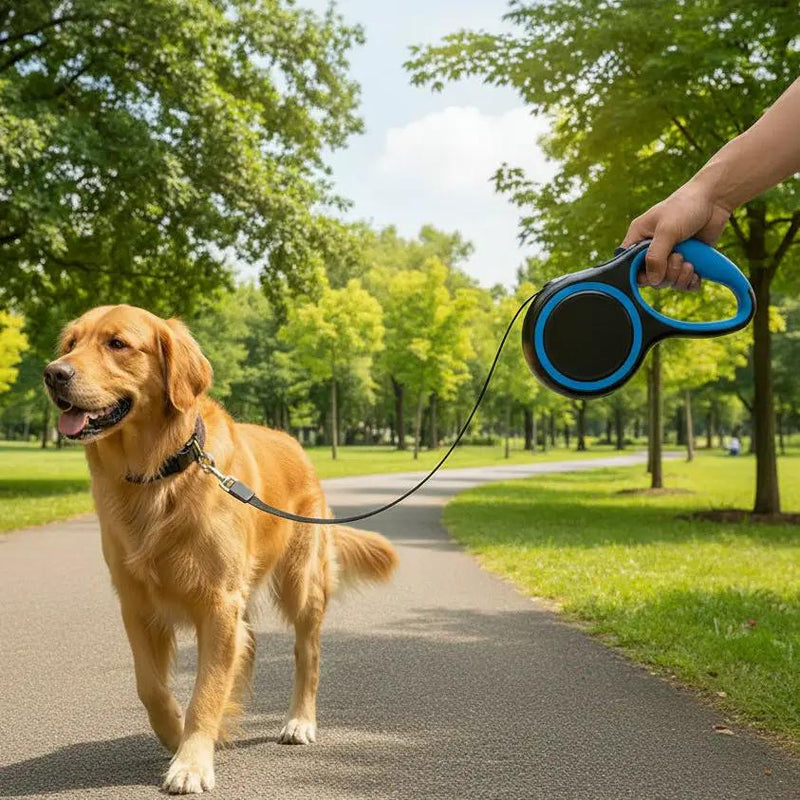 5M/20KG Retractable Pet Dog Lead Leash Strong Flexible Extendable Lock Max by dealonline.co.nz