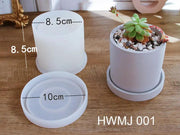 Epoxy Resin Pots Moulds for NON-TOXIC COMPOSITE RESIN Jesmonite, Aqua Resin, Bramblier and Cement by Resin Art NZ