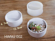 Epoxy Resin Pots Moulds for NON-TOXIC COMPOSITE RESIN Jesmonite, Aqua Resin, Bramblier and Cement by Resin Art NZ