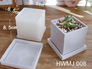 Epoxy Resin Pots Moulds for NON-TOXIC COMPOSITE RESIN Jesmonite, Aqua Resin, Bramblier and Cement by Resin Art NZ