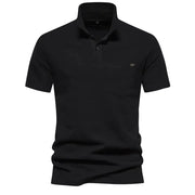 Men's 100% Cotton Polo Shirt - Classic Short Sleeve Polo with Pocket | Casual Summer Wear by Mead's Supply & Equipment Outfitters limited