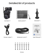Dual camera 4G SIM SOLAR security camera wireless free batteries with 64GB card by Kiwi Grab