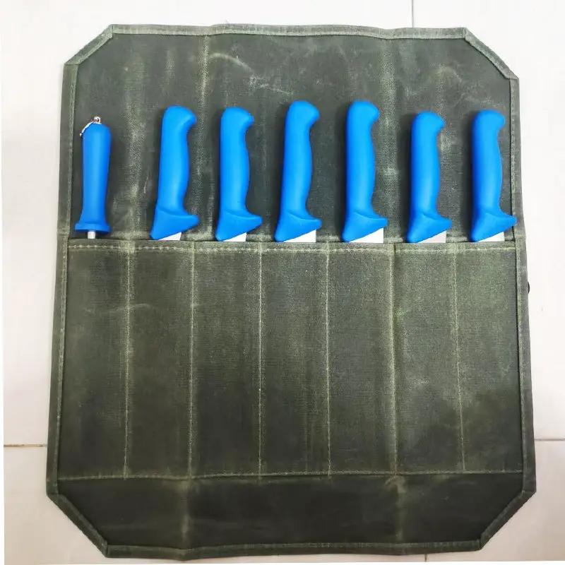 7-Piece Butcher's Knife Set — 5Cr15MoV Steel | Canvas Roll Bag Included by Mead's Supply & Equipment Outfitters limited