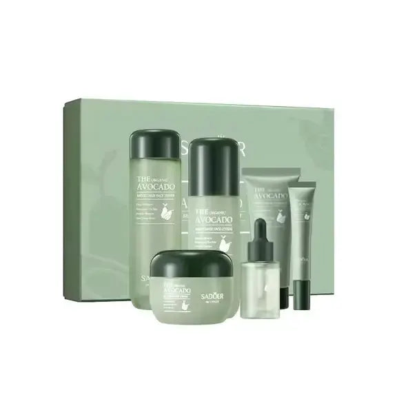 SADOER 6-Piece Avocado Skincare Set by Poppy Gifts