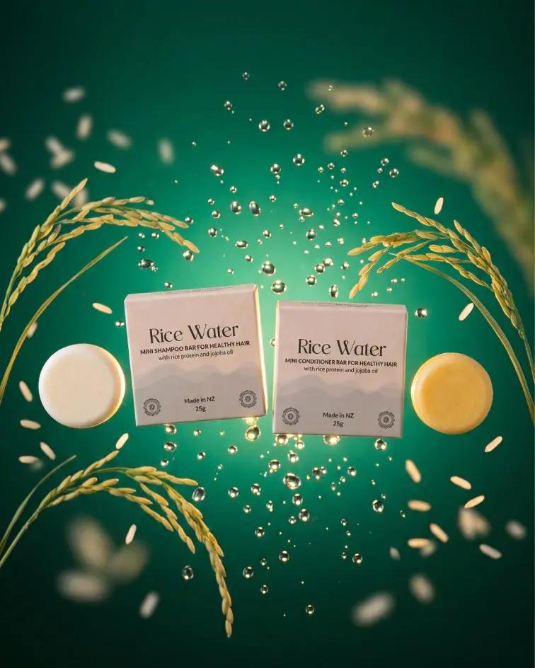 NaturalCare Rice Water Hair Shampoo & Conditioner Combo - Mini Rice Water Mini Shampoo And Conditioner Set NaturalCare