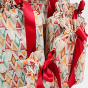 Waste Free Celebrations Fabric Gift Bags Nutcracker Harlekin (Reusable Gift Bag Set) Nutcracker Harlekin (Reusable Gift Bag Set)