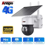 Kiwi Grab Kiwi Grab Anspo 4G SIM SOLAR security camera wireless free batteries and 64GB card White Anspo 4G SIM SOLAR security camera wireless free batteries and 64GB card White