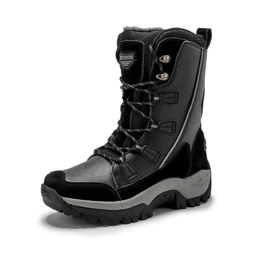 Women's Fleece-Lined Snow Boots - Warm Leather Winter Boots for Outdoor Activities by Mead's Supply & Equipment Outfitters limited
