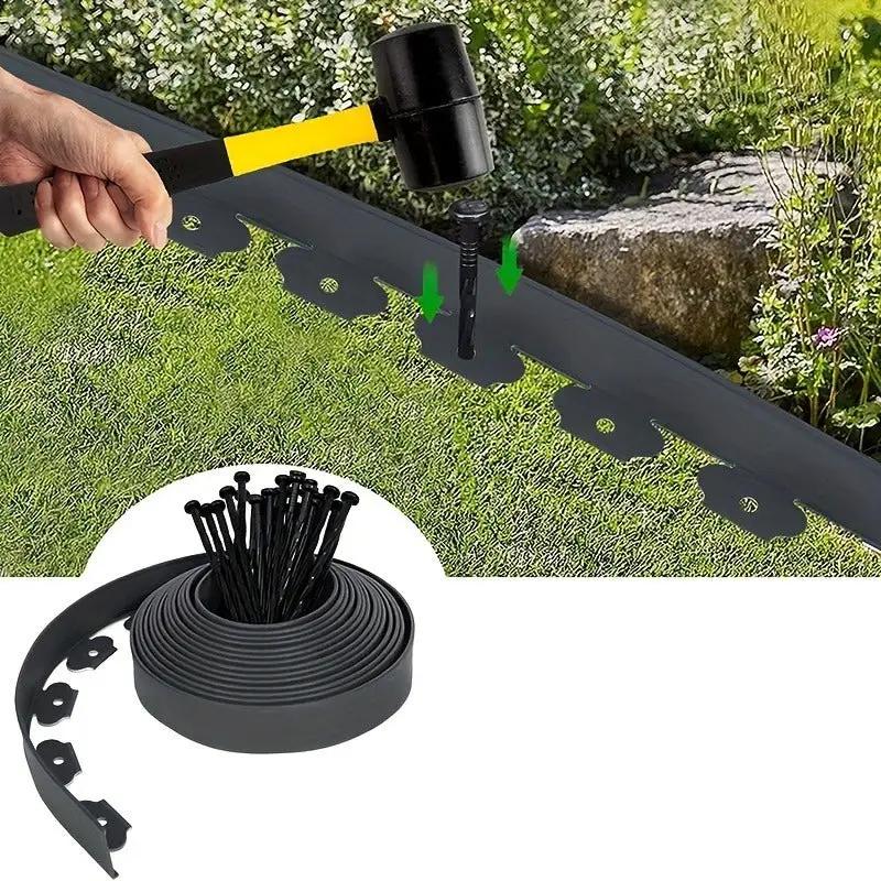 10M Lawn Edging Border Garden Fence Landscape by salelink.co.nz