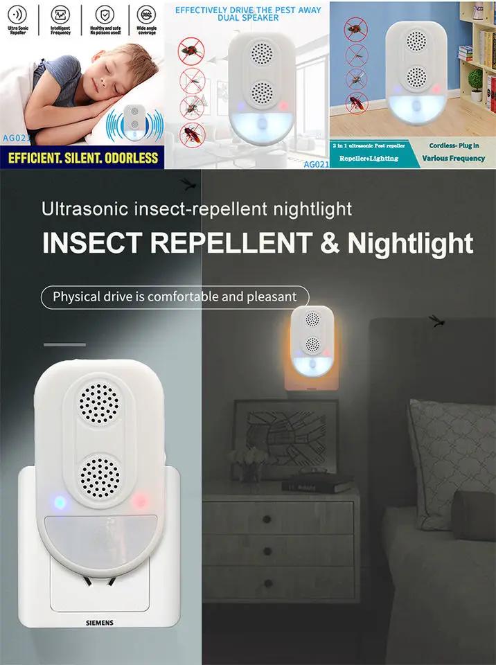 Twin Speaker Ultrasonic Pest Control – Safe, Chemical-Free Repeller for Rats & More by NZ Diver