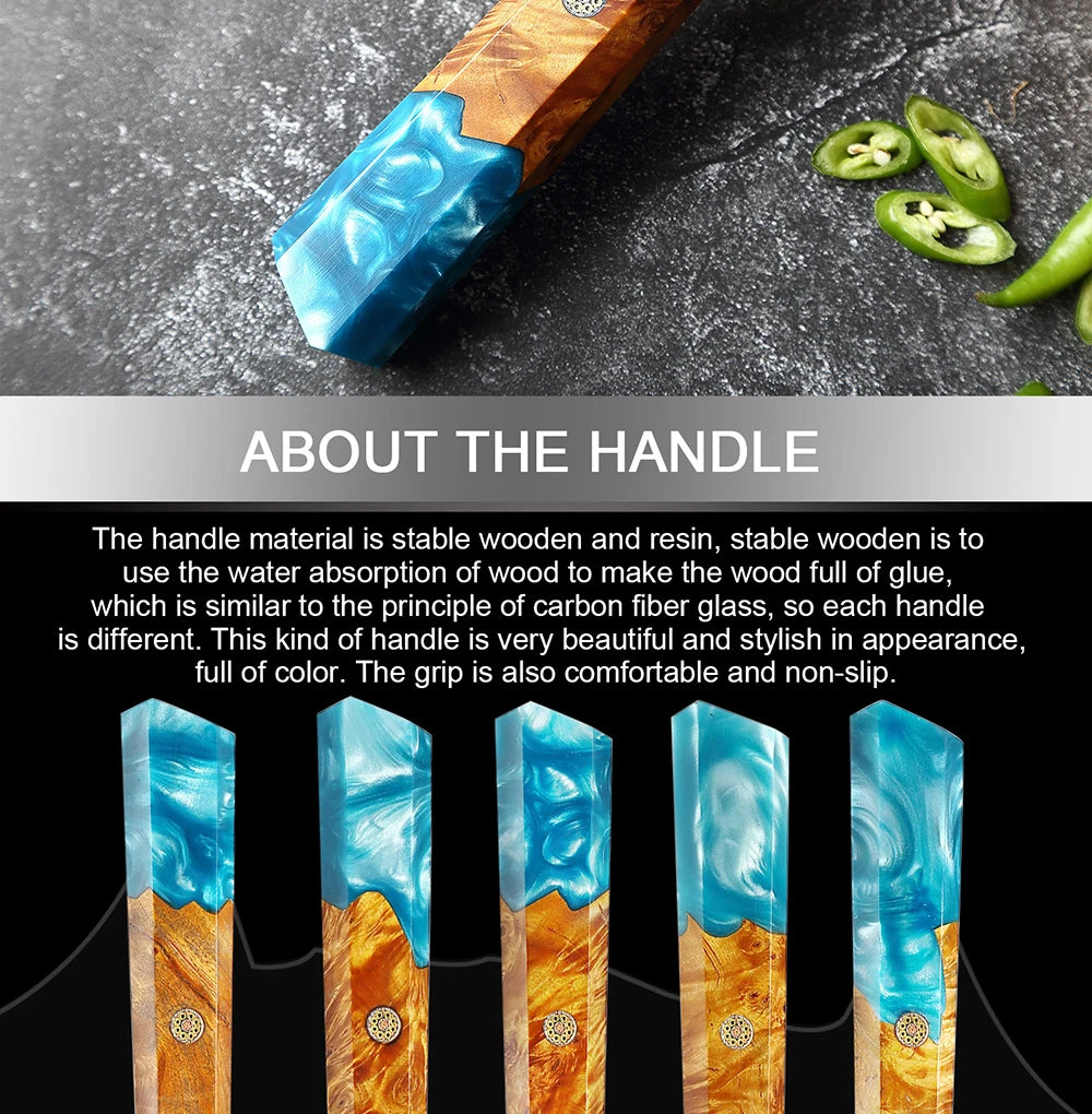XITUO Damascus Knife Set Kitchen Knife Damascus Steel VG10 Chef Knife Santoku Knives Japanese Knife Home kitchen tools best gift - Action Outdoors Kiwi