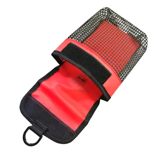 SMB Surface Marker Buoy Pouch Diving Reel Mesh Storage Holder Bag by NZ Diver
