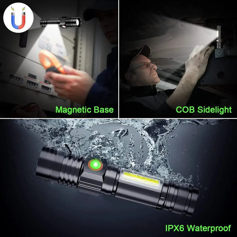 Solar Powered Outdoor Flashlight by NZ Diver