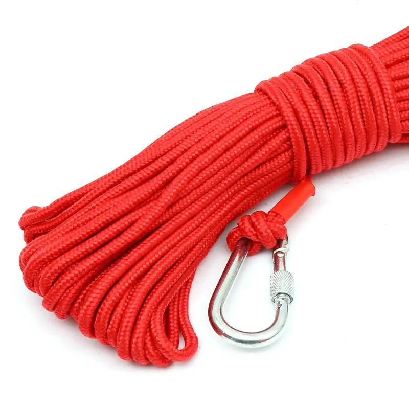 20M Salvage Rope for Fishing Magnets with saftey Buckle 20m x 8mm by NZ Diver