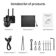 Kiwi Grab Kiwi Grab Anspo WIFI SOLAR security camera wireless free batteries and 64GB card Black Anspo WIFI SOLAR security camera wireless free batteries and 64GB card Black