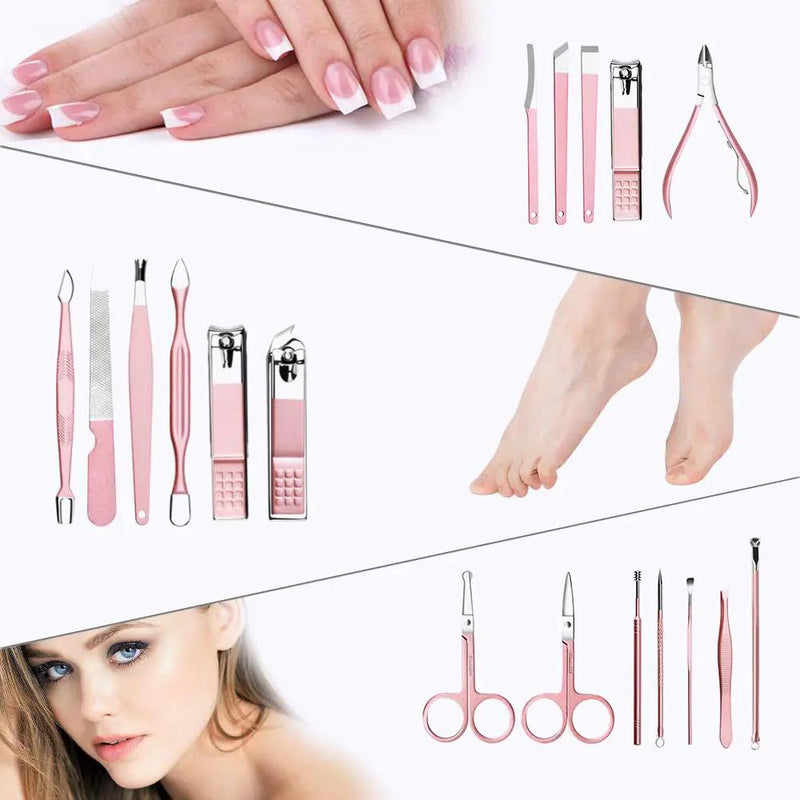 18PCS Nail Manicure Pedicure Set by salelink.co.nz