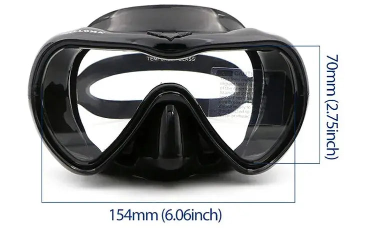 Silicone Freediving Mask by NZ Diver
