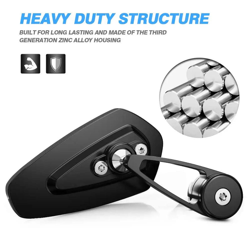 Motorcycle Bar End Mirrors Motorbike Rearview Mirror by salelink.co.nz