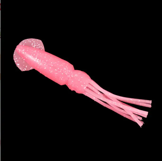 Yellow 12.5cm Lumo Coloured Fishing Octopus Skirts (Pkt of 3) by NZ Diver