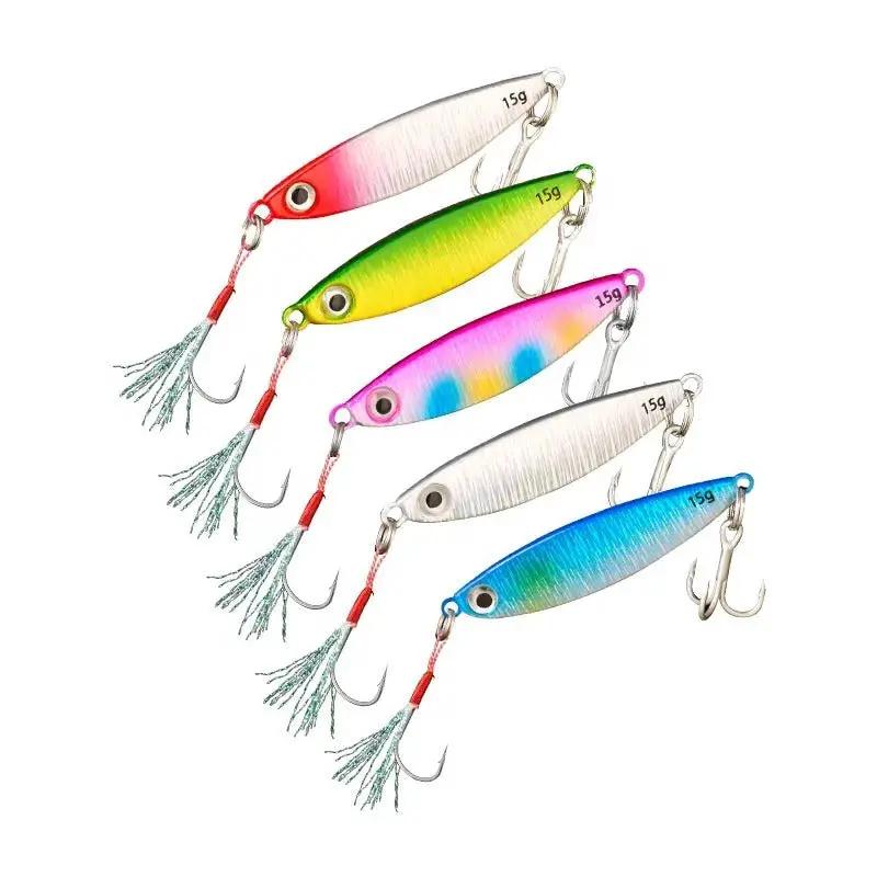 5pc Tackle Pack 15gm lures for Trout Salmon Kahawai by NZ Diver