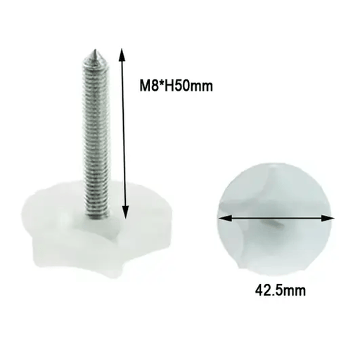 sue-e furniture Headboard Bolts M8 Headboard Bolts for Base (white) M8 Headboard Bolts for Base (white)