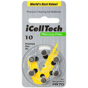 Hearing Aid Batteries (Box of 60 Batteries) by Eldertech