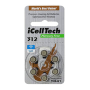 Hearing Aid Batteries (Box of 60 Batteries) by Eldertech