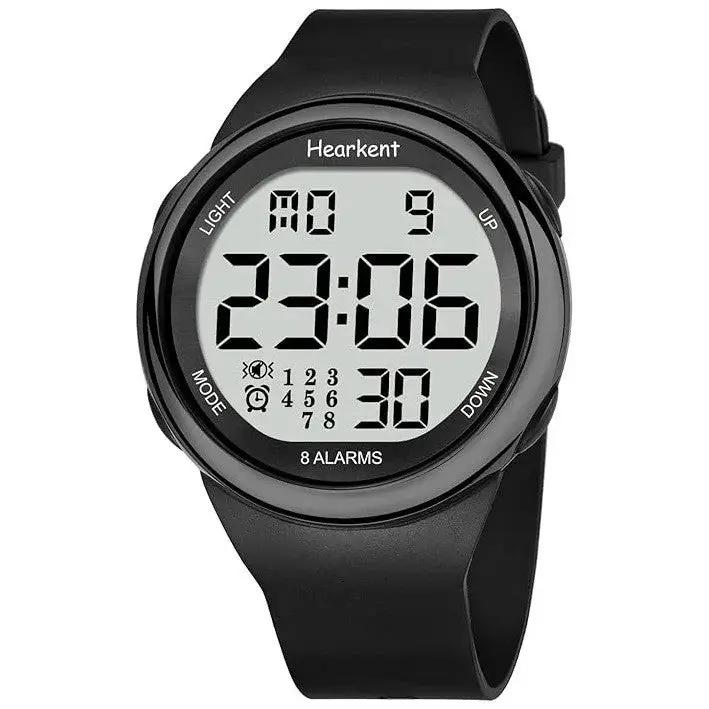 Hearkent Atomic Watch with Vibrating 8 Alarms by Eldertech