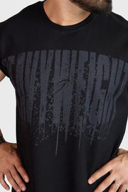 Heavyweight Capsleeves Tank Black by Fuaark Nz