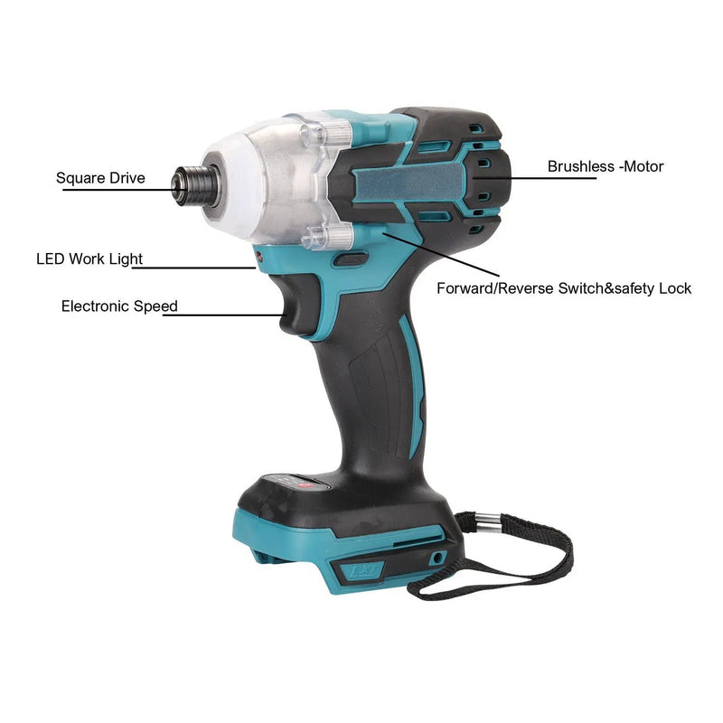 18V Cordless Impact Driver Fits Makita Battery by salelink.co.nz