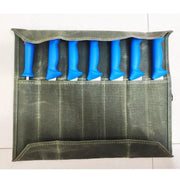 7-Piece Butcher's Knife Set — 5Cr15MoV Steel | Canvas Roll Bag Included by Mead's Supply & Equipment Outfitters limited