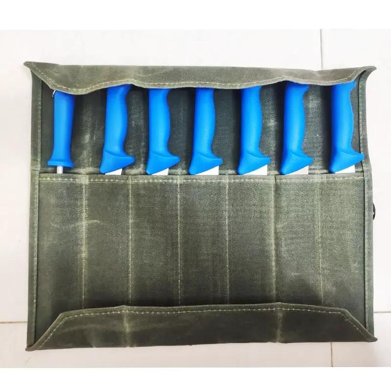 7-Piece Butcher's Knife Set — 5Cr15MoV Steel | Canvas Roll Bag Included by Mead's Supply & Equipment Outfitters limited