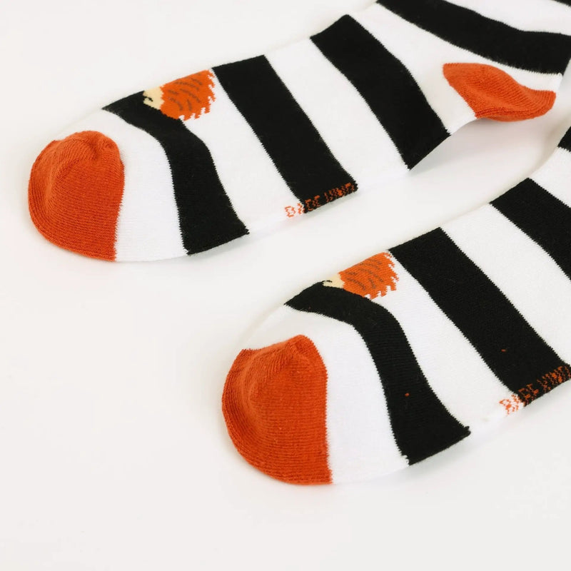 Save the Striped Hedgehog Bamboo Socks by Barekind NZ