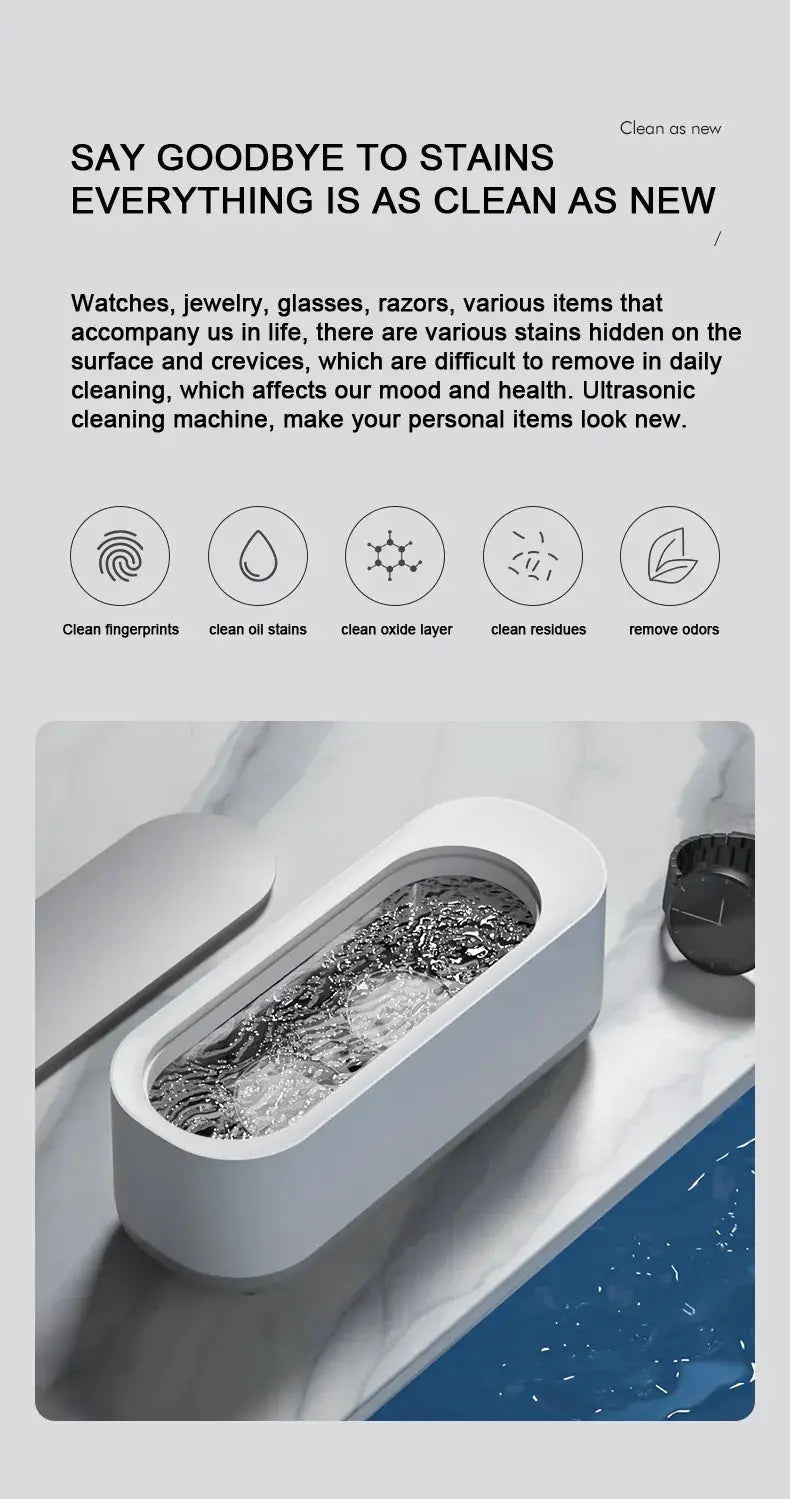 Portable Ultrasonic Cleaner for Jewelry and Coins by NZ Diver
